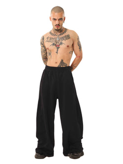 Initials wide leg sweatpants