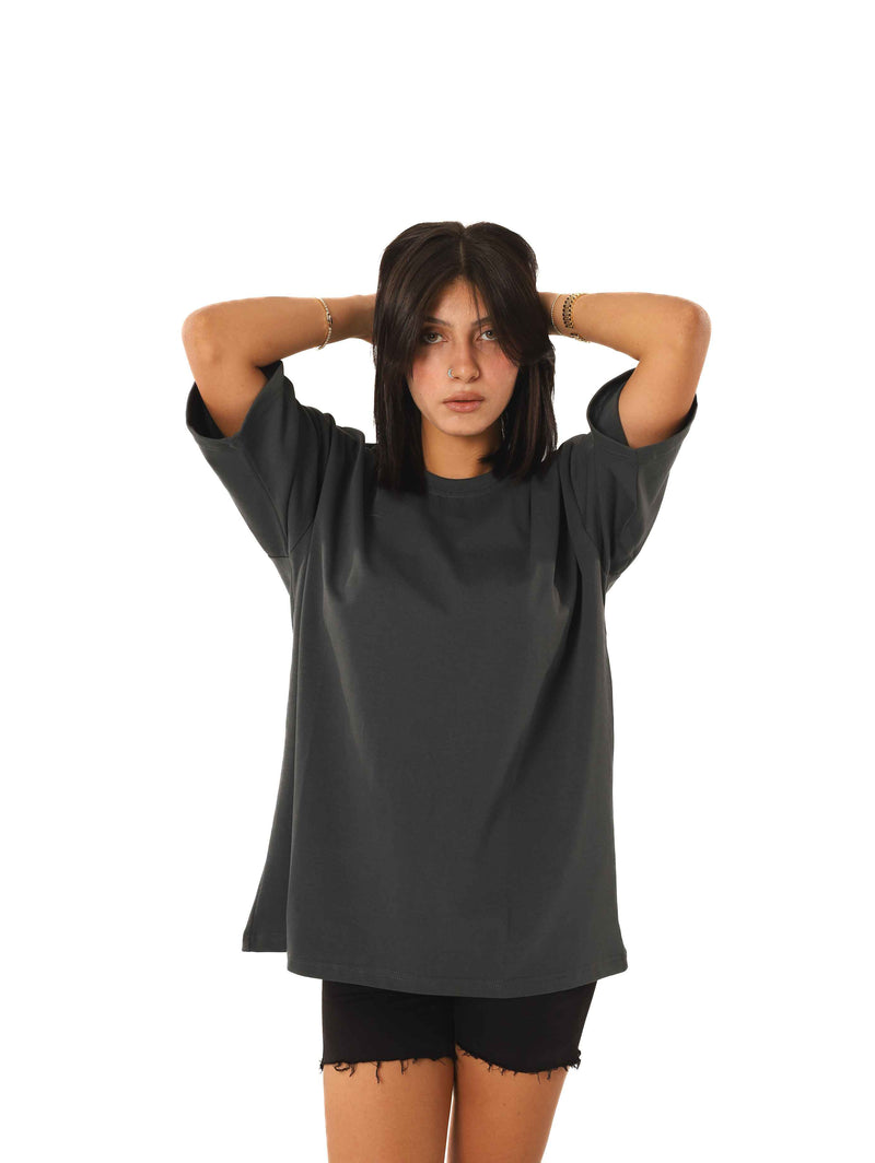 Initials oversized basic t-shirt