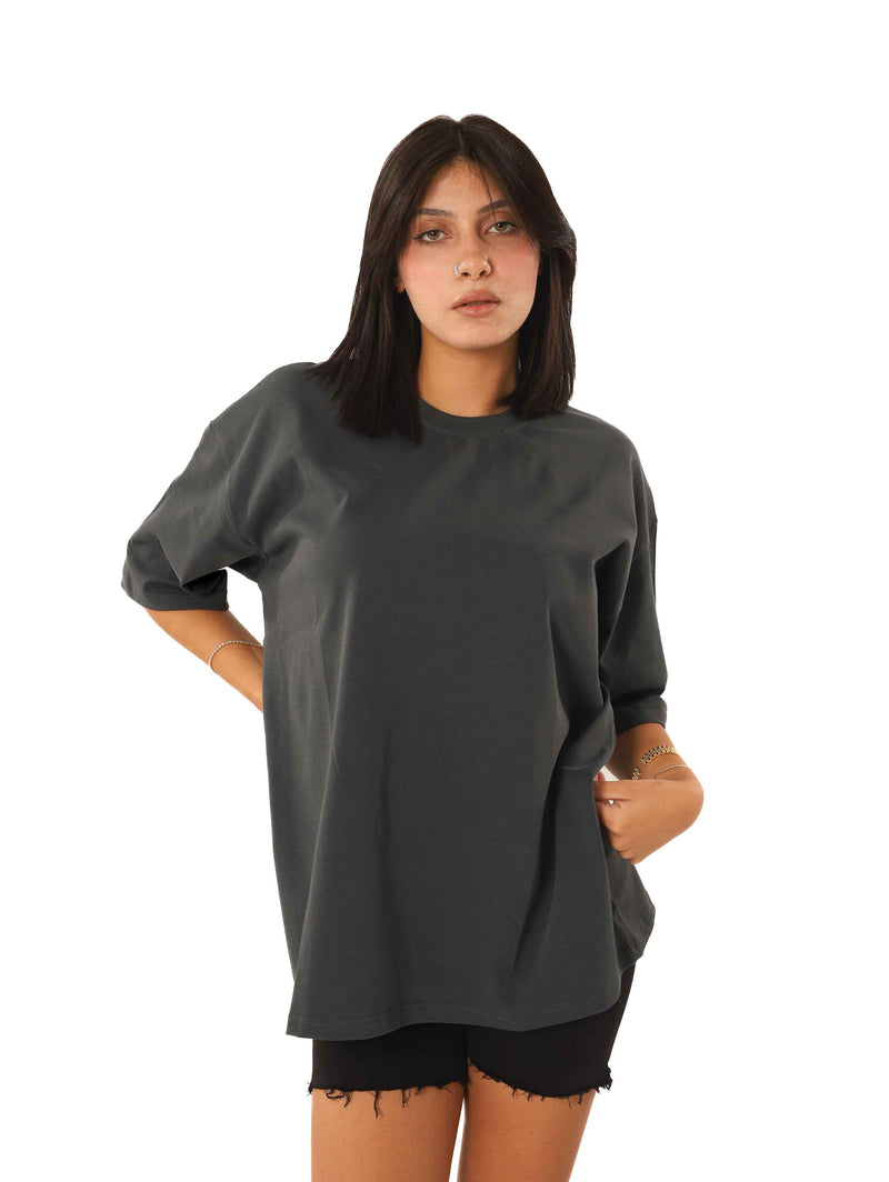 Initials oversized basic t-shirt