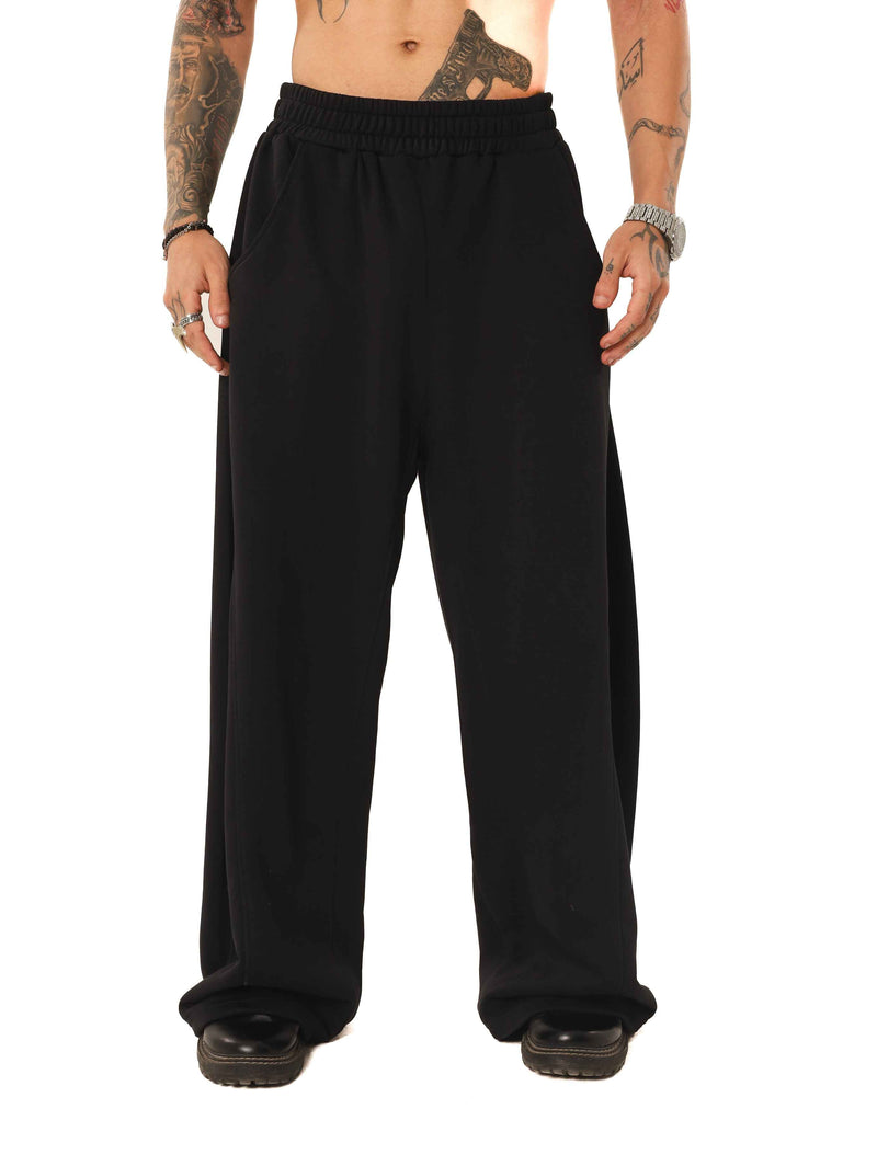 Initials wide leg sweatpants